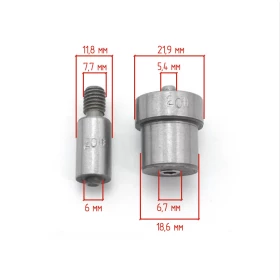 Насадка для установки люверсов 20 (6mm) комплект 2 детали