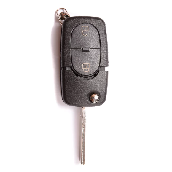 Ключ автомобильный 294/2- Audi 2 кнопки (HU-HAA.P1 HU66 HF55P65 2) выкидушка