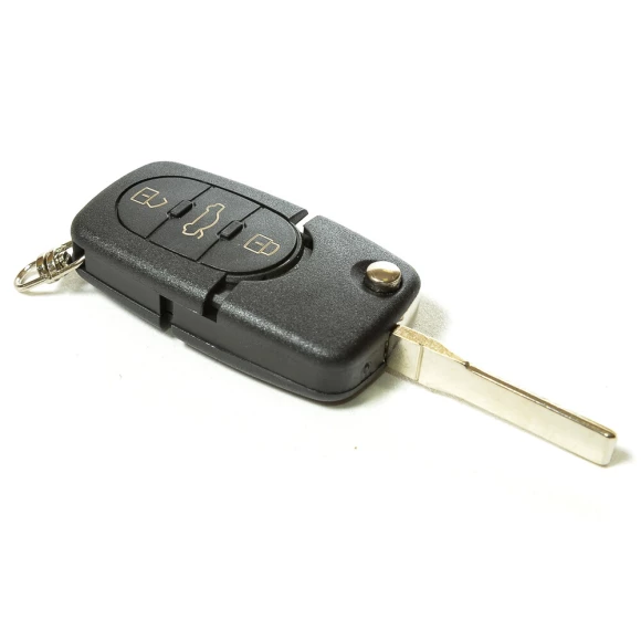 Ключ автомобильный 293- Audi A6 3кнопки выкидушка