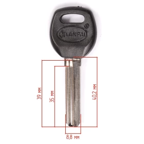 Ключ вертикальный 259 - САЗАР (луна) (WR 1080) пластик 100 шт.