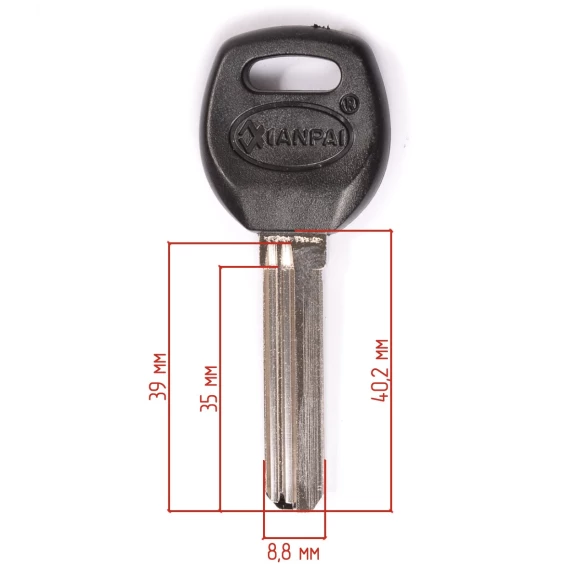 Ключ вертикальный 259 - САЗАР (луна) (WR 1080) пластик 100 шт.