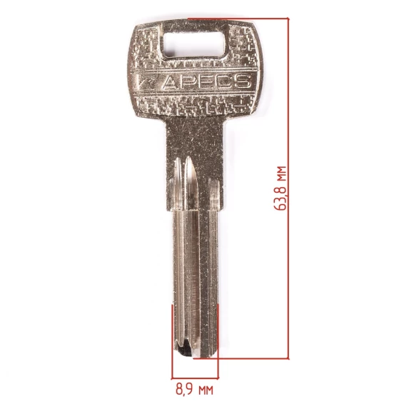 Ключ вертикальный 244 - МО 3 (АПЕКС-К-Т1) 100 шт.