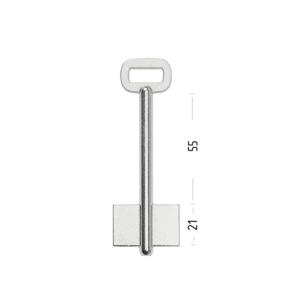 Ключ флажковый 187/1 Ростов 3 литье (100*35,2*21,2мм)(6,8мм) (RST3D) 25 шт.