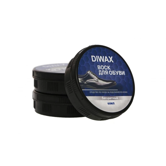 DIWAX Воск для обуви БЕСЦВЕТНЫЙ 60мл