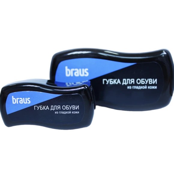 BRAUS Губка для обуви ВОЛНА-МИНИ БЕСЦВЕТНАЯ /48