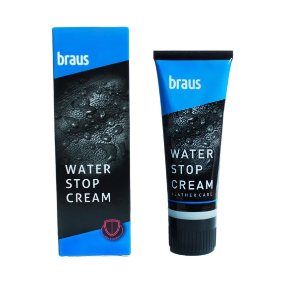BRAUS Крем для обуви из лаковой кожи в тубе БЕСЦВЕТНЫЙ 75 мл