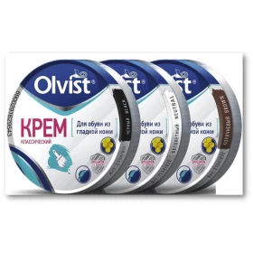 OLVIST Крем в банке классический КОРИЧНЕВЫЙ 50 мл